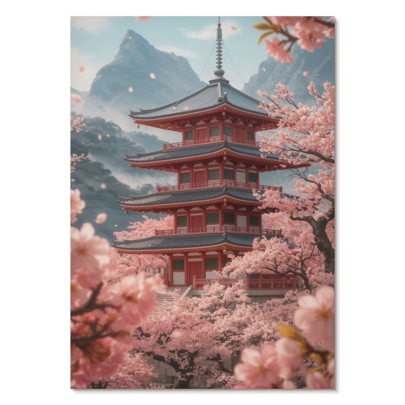Nowoczesny Plakat na Płótnie Tulup 29,7x42 cm (A3) Piękno Japonii Do sypialni, salonu, biura 1 szt.