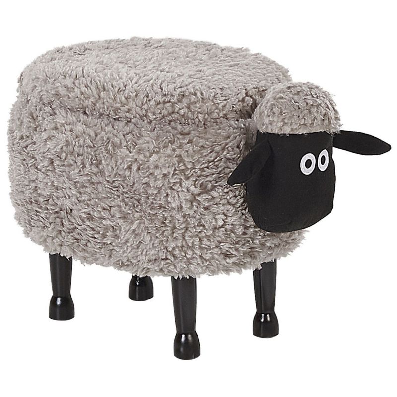 Pufa zwierzak ze schowkiem Sheep Szary Baranek 1 szt.