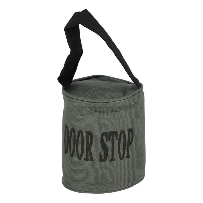 Stoper do drzwi Esschert Design z uchwytem szary/czarny 13x13x16 cm 1 szt.