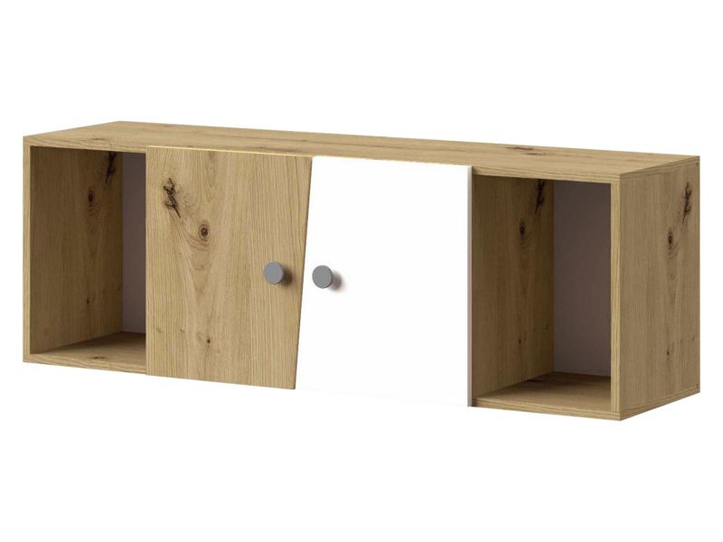 Szafka MIRJAN 24 Nero 13 dąb artisan / biały / szary 1 szt.