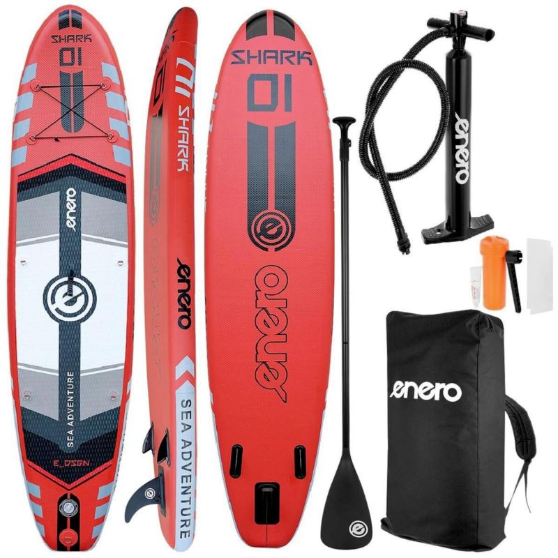 Zestaw Enero Shark deska sup 150 kg dmuchana 320x81x15 cm 1 szt.