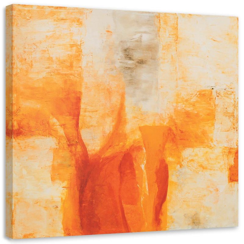 Obraz Feeby Pomarańczowy wzór z dołu do góry 60x60cm 1szt