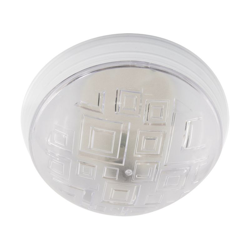 Plafon sufitowy nowoczesny Struhm Ufe biały okrągły 1 x E27 x 15W IP20 wym: 8 x 23,5 x 23,5 cm - 1 szt.