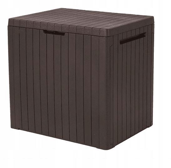 Skrzynia ogrodowa Keter City storage 113L brązowa