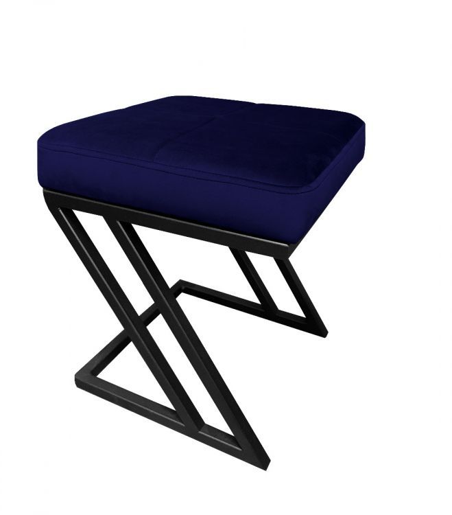 Pufa ZAZU MG VELVET granatowa ATOS 1 szt.