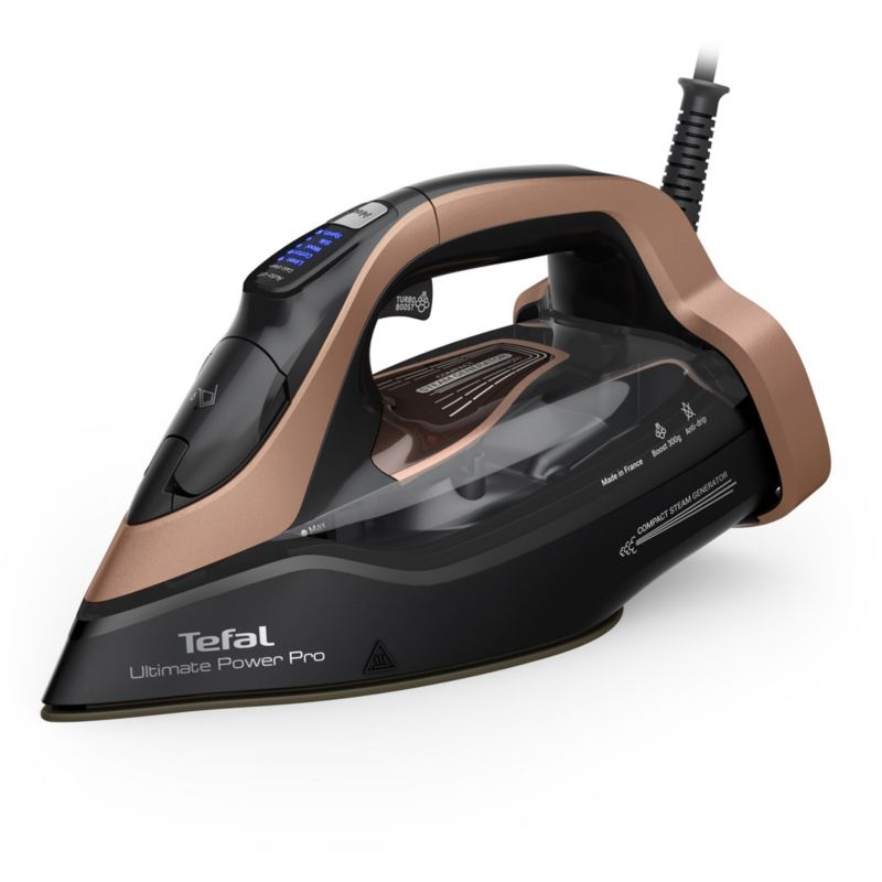 Żelazko parowe TEFAL FV9E50E0 Ultimate Power Pro czarny 3200 W 1 szt.