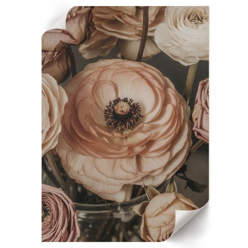 Grafika Na Ścianę ArtPrintCave 59,5x84 cm Romantyczne kwiaty Klarna 1 szt.
