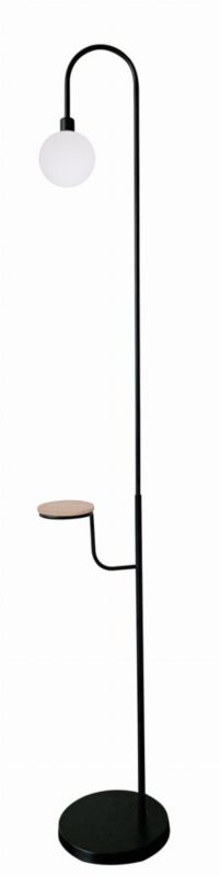 Lampa podłogowa stojąca Candellux Vanity czarno-biała 1 x G9 x 40W wym: 173 x 25 x 25 cm - 1 szt.