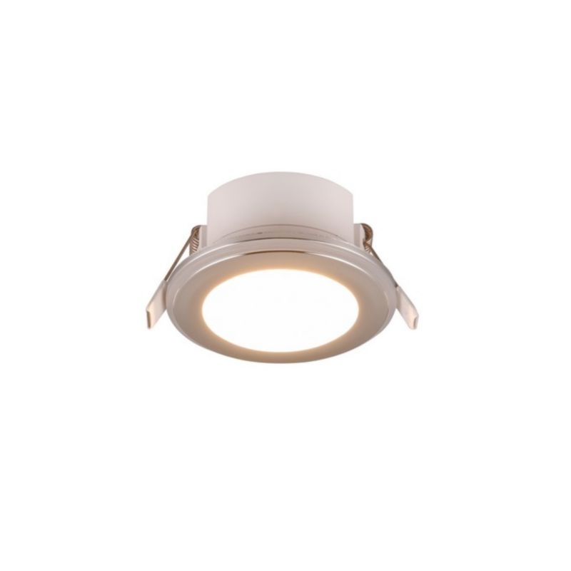 Oprawa wpuszczana Trio ARGUS odcienie srebra LED 5W 3000K 350lm IP20 wym:4x8x8cm - 1 szt.