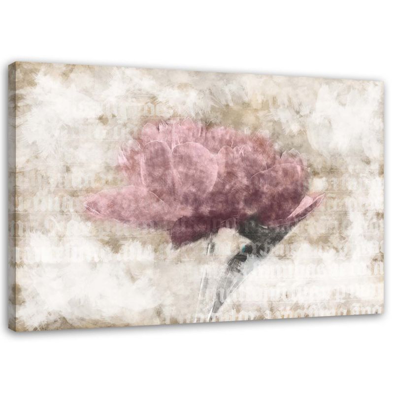 Obraz Feeby Abstrakcyjne kwiaty Shabby Chic 60x40cm 1szt