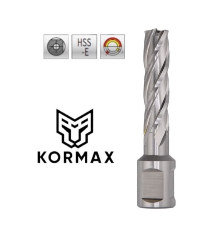 Frez trepanacyjny M2AL Kormax 14x50mm z uchwytem Weldon (DNHX-40140) - 1 szt.
