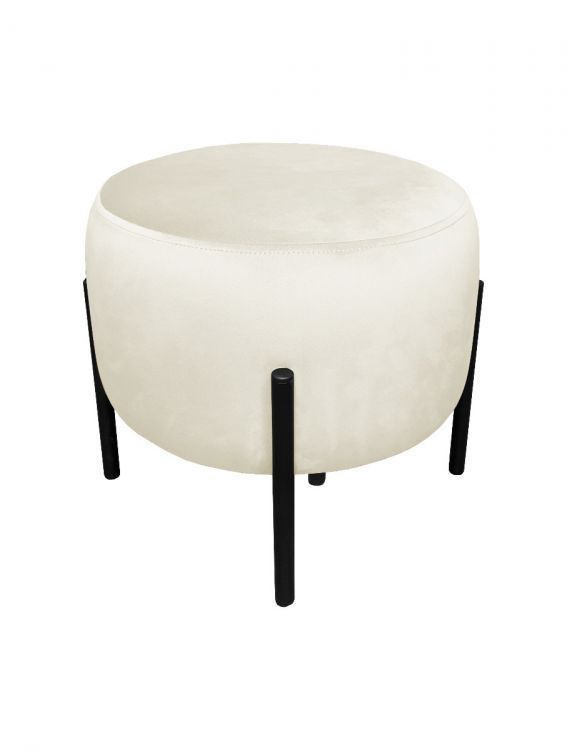 Pufa WILFRED MG VELVET ecru ATOS 1 szt.