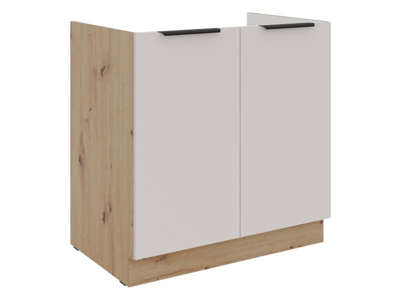Szafka dolna MIRJAN 24 Solea 80 ZL 2F BB dąb artisan + kaszmir 1 szt.