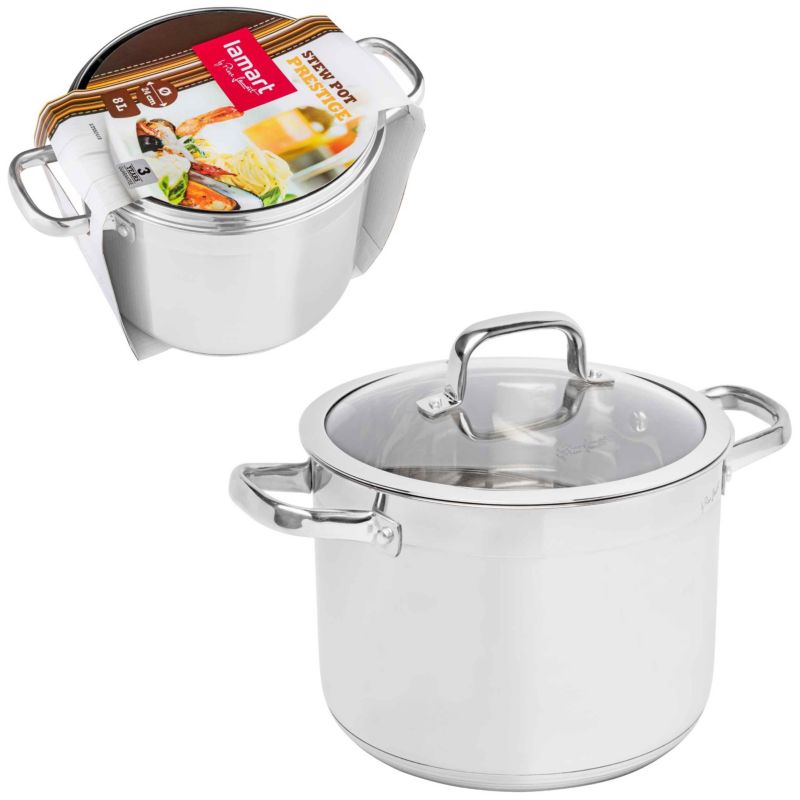 Garnek Lamart Prestige LTSS2418 Pokrywa 24 Cm 7,9L 1szt