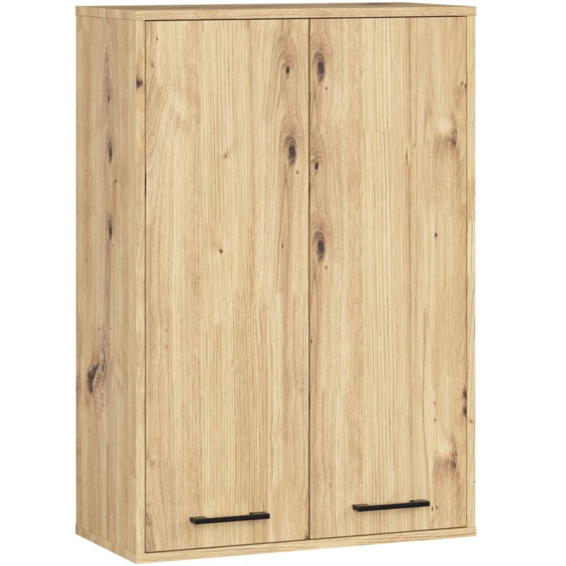 Szafka łazienkowa wisząca AKORD FIN Dąb Artisan 64 cm 2 drzwi 64x30x94 cm 1 szt.