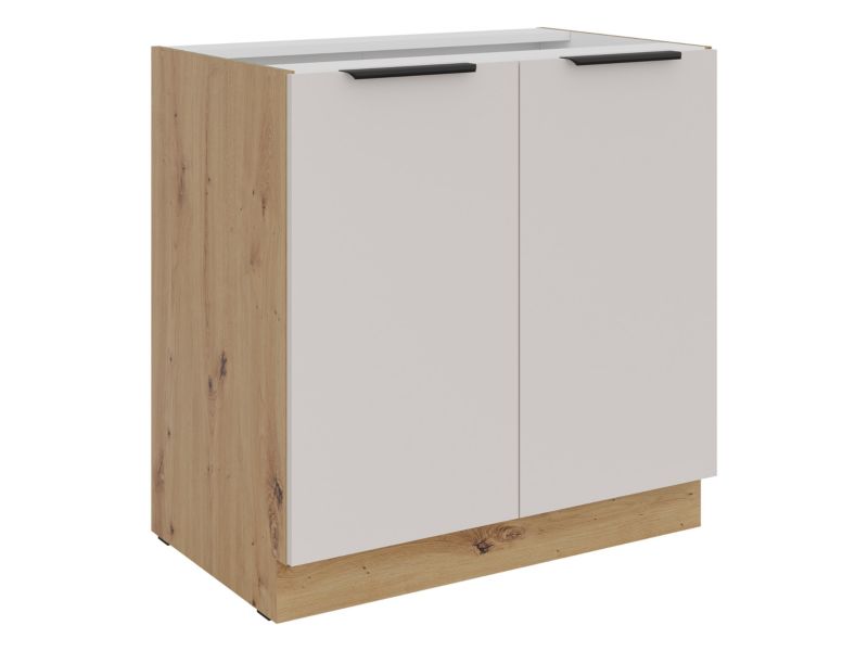 Szafka dolna MIRJAN 24 Solea 80 D 2F BB dąb artisan + kaszmir 1 szt.