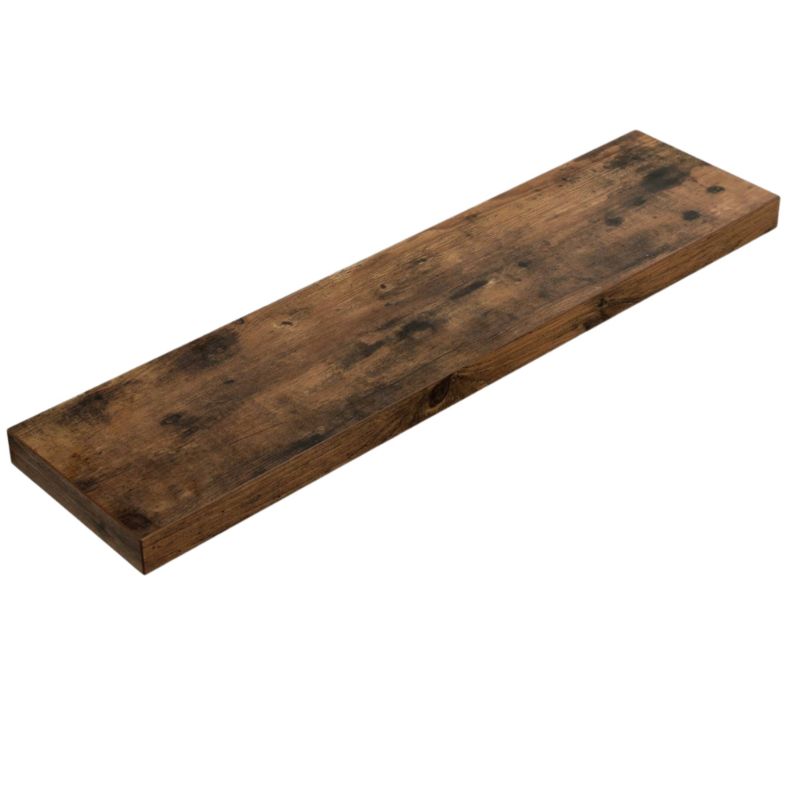 Półka ścienna pływająca VASAGLE Songmics rustykalna brązowa 80x20x3,8 cm 1 szt.