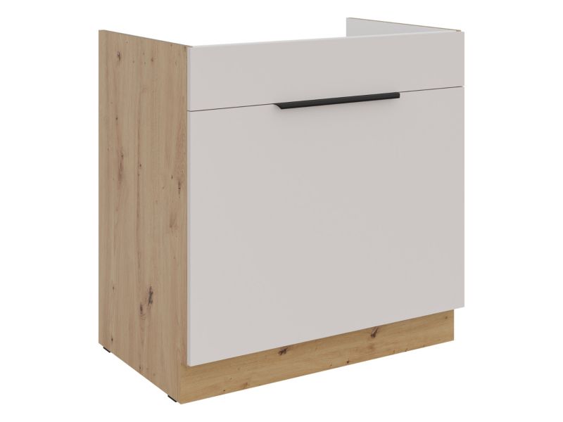 Szafka dolna MIRJAN 24 Solea 80 ZL 1S BB PREM BOX dąb artisan + kaszmir 1 szt.