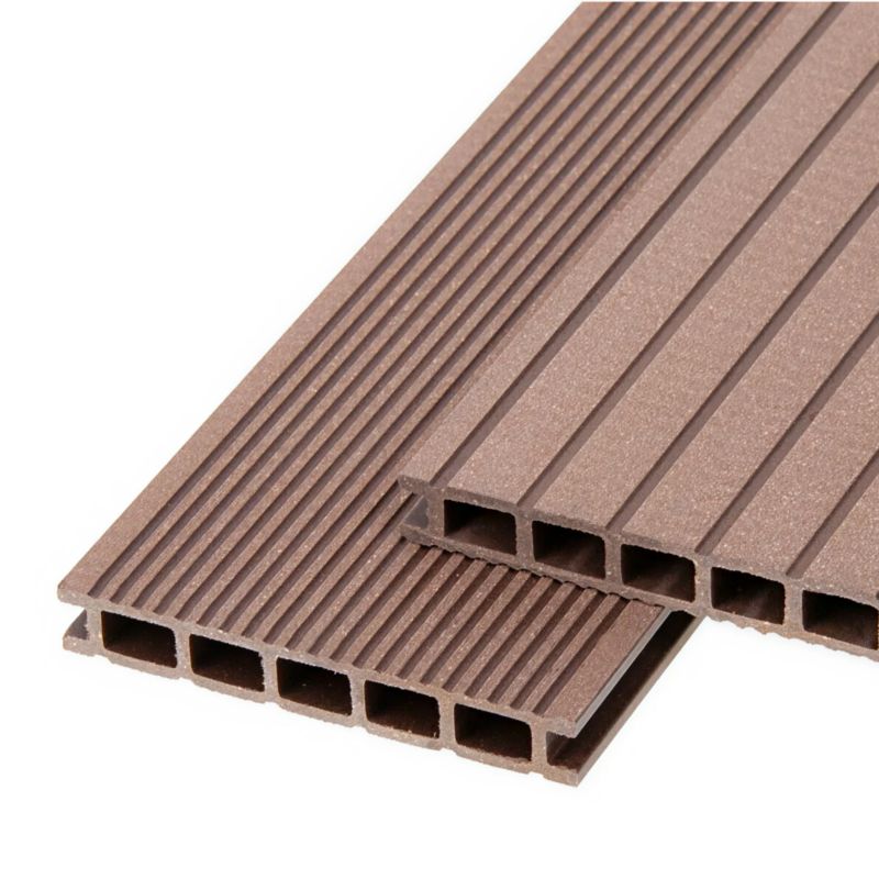 Deska tarasowa kompozytowa NORDECK ProDeck PREMIUM ryflowana 4000 x 145 x 25 mm Kasztan 1 szt.