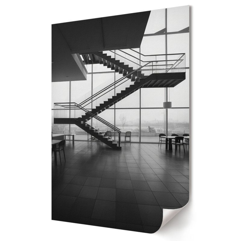 Plakat canvas Wallfluent Format A3 Schody wnętrze Artysta Greg 1 szt.
