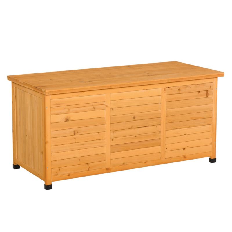 Skrzynia ogrodowa Artdesign impregnowana z drewna świerkowego zewnętrzna wielofunkcyjna 127 x 56 x 60 cm 1 szt