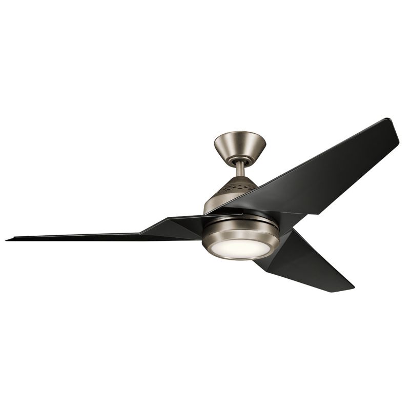 Wentylator sufitowy z lampą Kichler Jade antyczny pewter LED 18W 3000K 1670lm pilot IP20 wym: 35 x 152 x 152 cm - 1 szt.