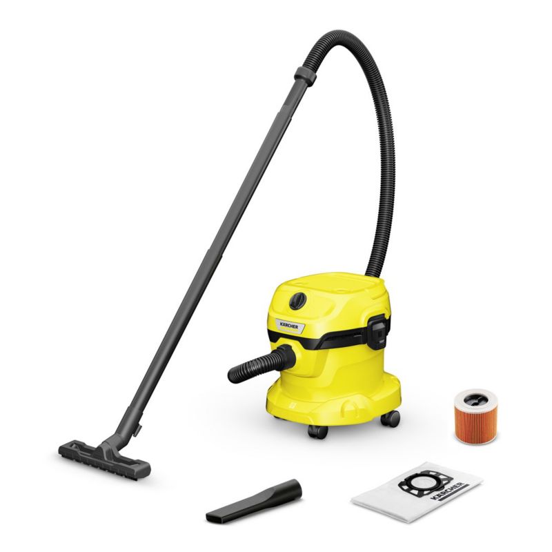 Odkurzacz Uniwersalny KARCHER WD 2 Plus V-12/4/18C żółty 1 szt.
