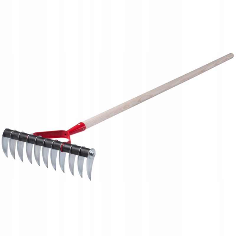 KADAX Aerator Ręczny Wertykulator Do Trawy Trawnika Jednostronny metal Trzonek 1szt.