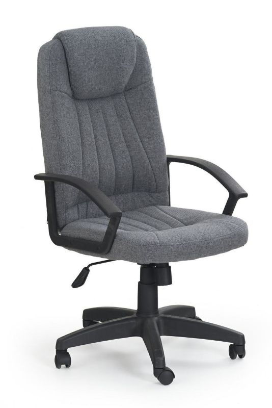 Fotel biurowy Velt INTESI fotel ergonomiczny obrotowy szary z regulacją wysokości do biura 1 szt.