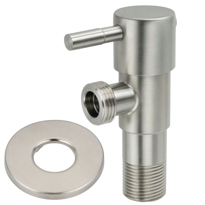 Zawór Kątowy do Pralki Zmywarki Baterii Głowica Ceramiczna GZ/GZ 1/2x1/2" 1 szt.