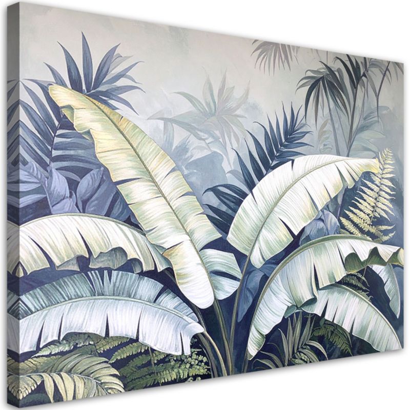 Obraz do salonu sypialni kuchni biura Feeby Liście palmowe i bananowca 30x20cm 1szt