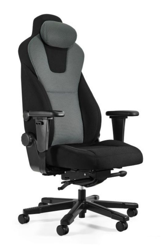 Fotel Unique ergonomiczny G-FORCE czarny tkanina 1szt