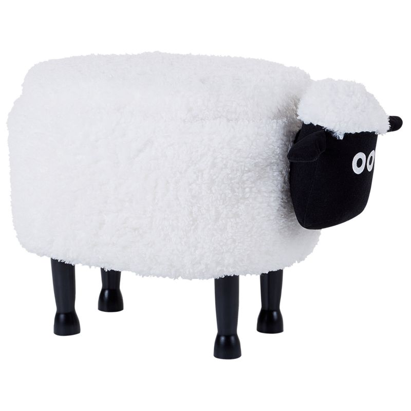 Pufa zwierzak ze schowkiem Sheep Biały Baranek 1 szt.