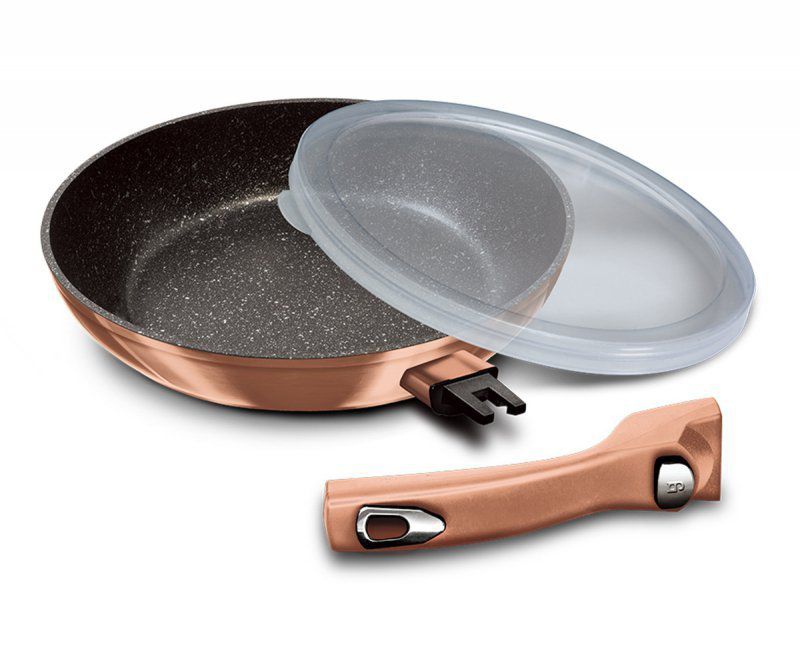 Patelnia granitowa 28 cm Berlinger haus bh-1949 rose gold 1szt