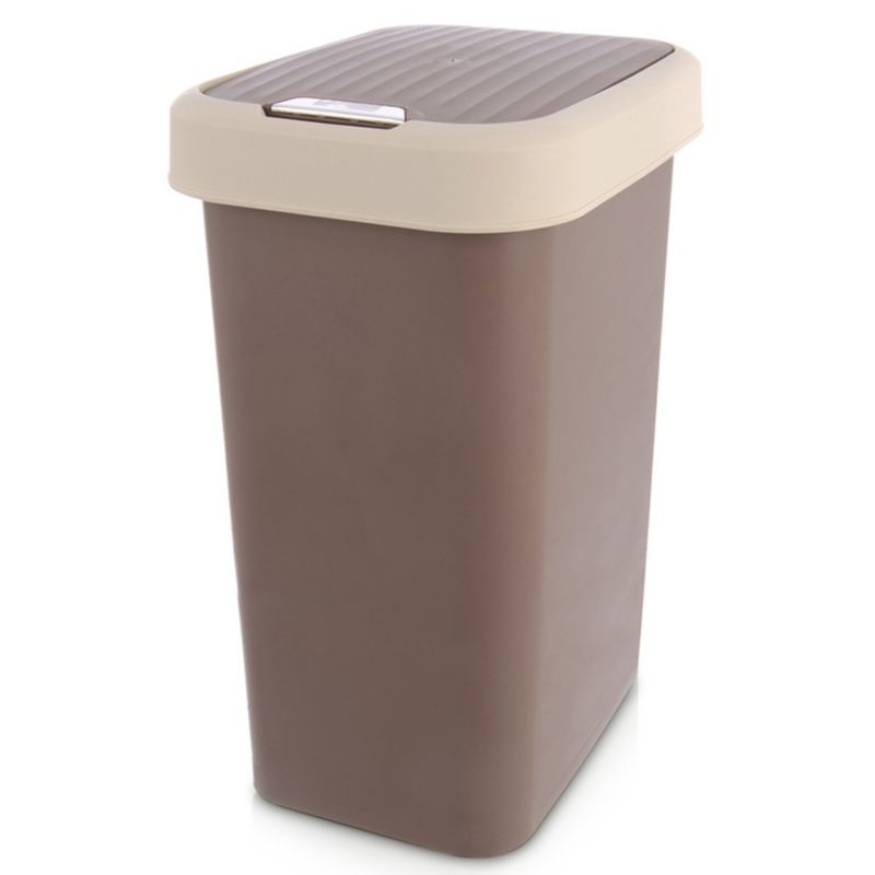 Kosz na śmieci Artdesign plastikowy brązowy 25 l 1 szt.