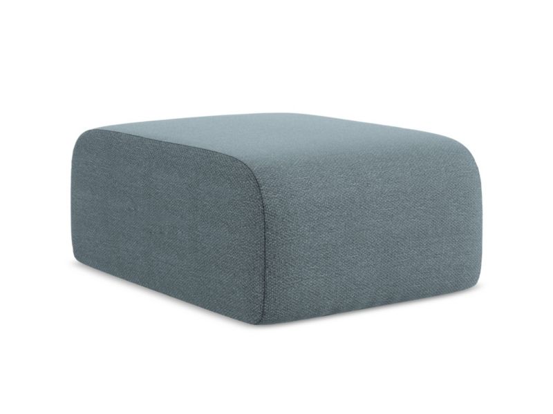 Pufa LaMiaSofa CERVO z tkaniny bouclé 72x94 cm jeans 1 szt.