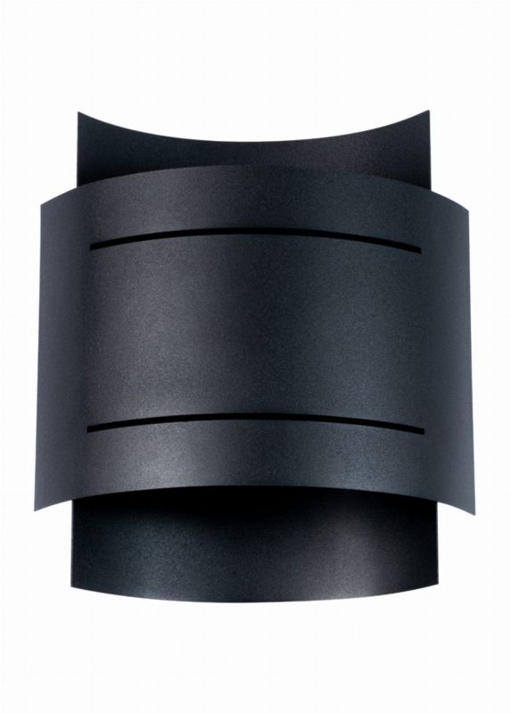 Kinkiet ścienny Sollux Lighting Hestia czarny 1 x G9 x 40W IP20 wym: 23 x 21 x 8,5 cm - 1 szt.