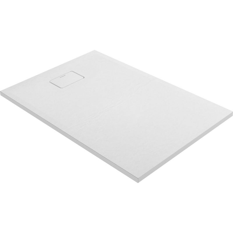 Brodzik Oltens Bergytan 120x80 cm biały mat RockSurface antypoślizgowy 1 szt.