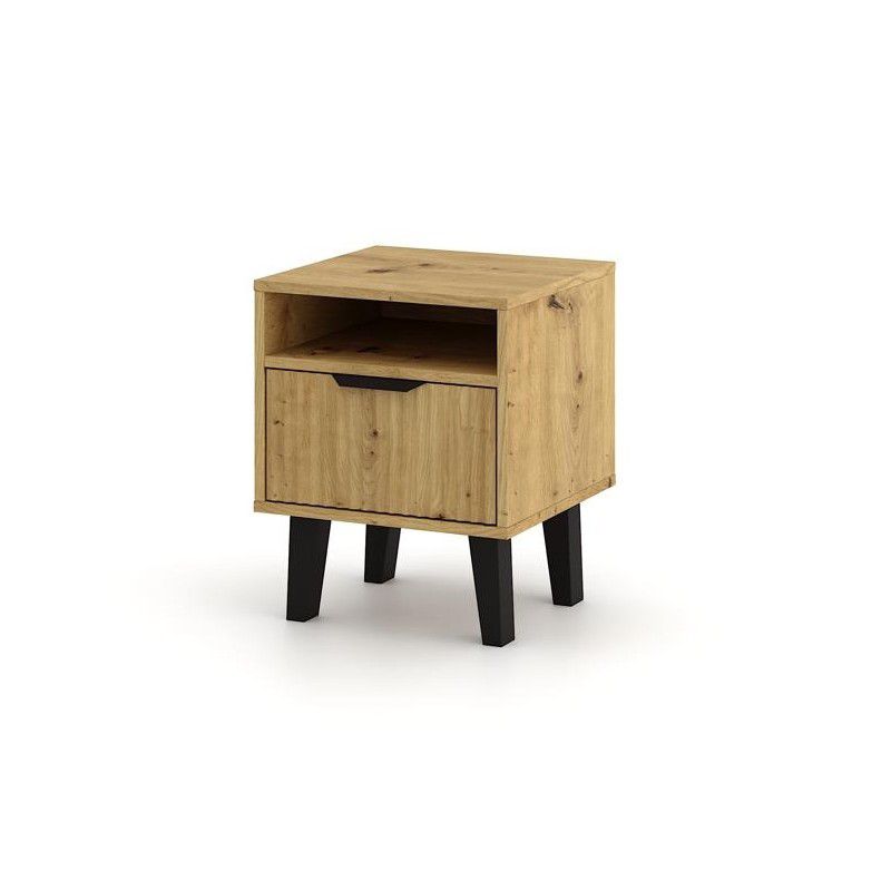 Szafka nocna KOBI Scandi 1S SLIM DĄB ARTISAN 1 szt.