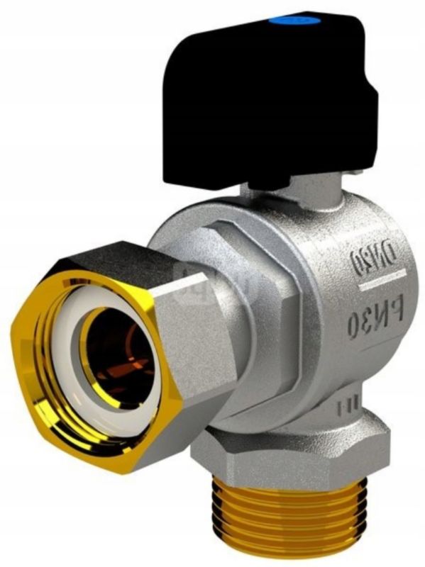 Zawór ARCO kulowy kątowy do kotłów SENA VA30 1/2 GW x 1/2 RN z filtrem 1 szt.