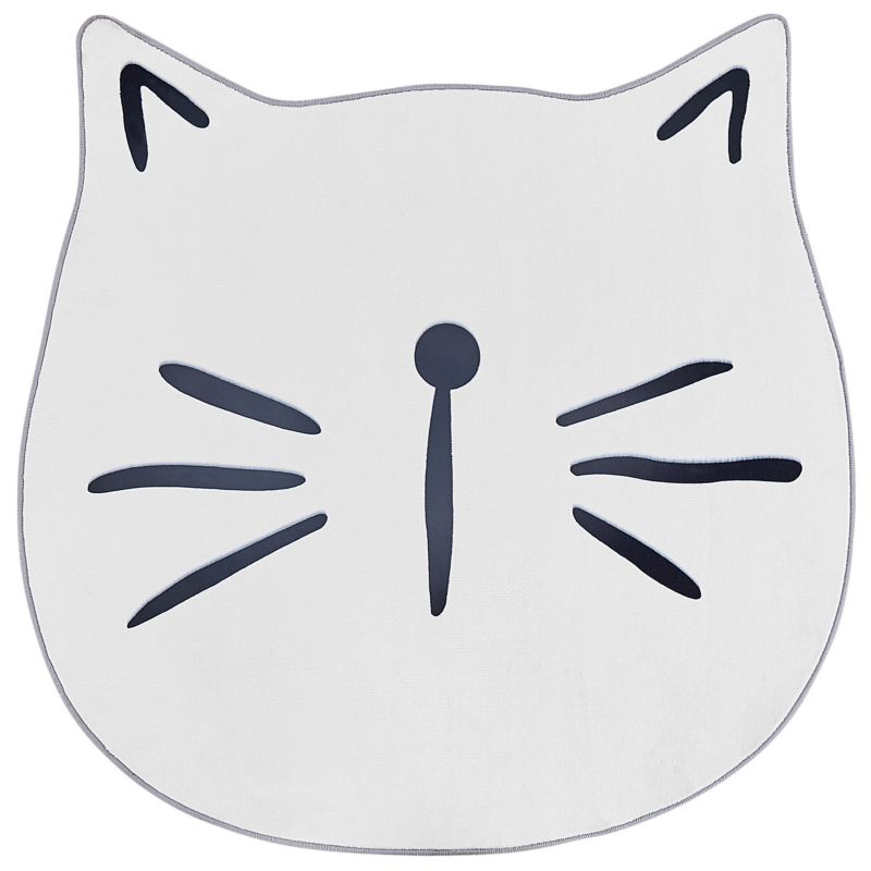 Dywan dziecięcy Kitty Biały 100 cm 1 szt.