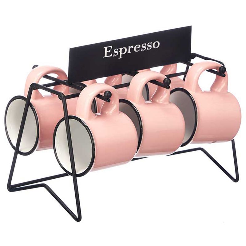 Filiżanki do espresso Vessia 6 szt. 100 ml 23,5x15x17 cm 1 kpl.