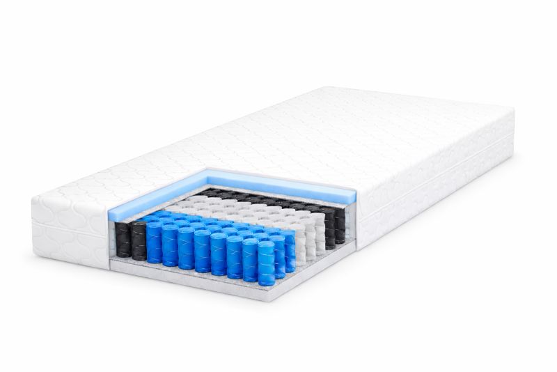 Materac Sofello sprężynowy kieszeniowy Pocket Lux 7 stref średnia twardość 120 x 200 cm 1 szt.