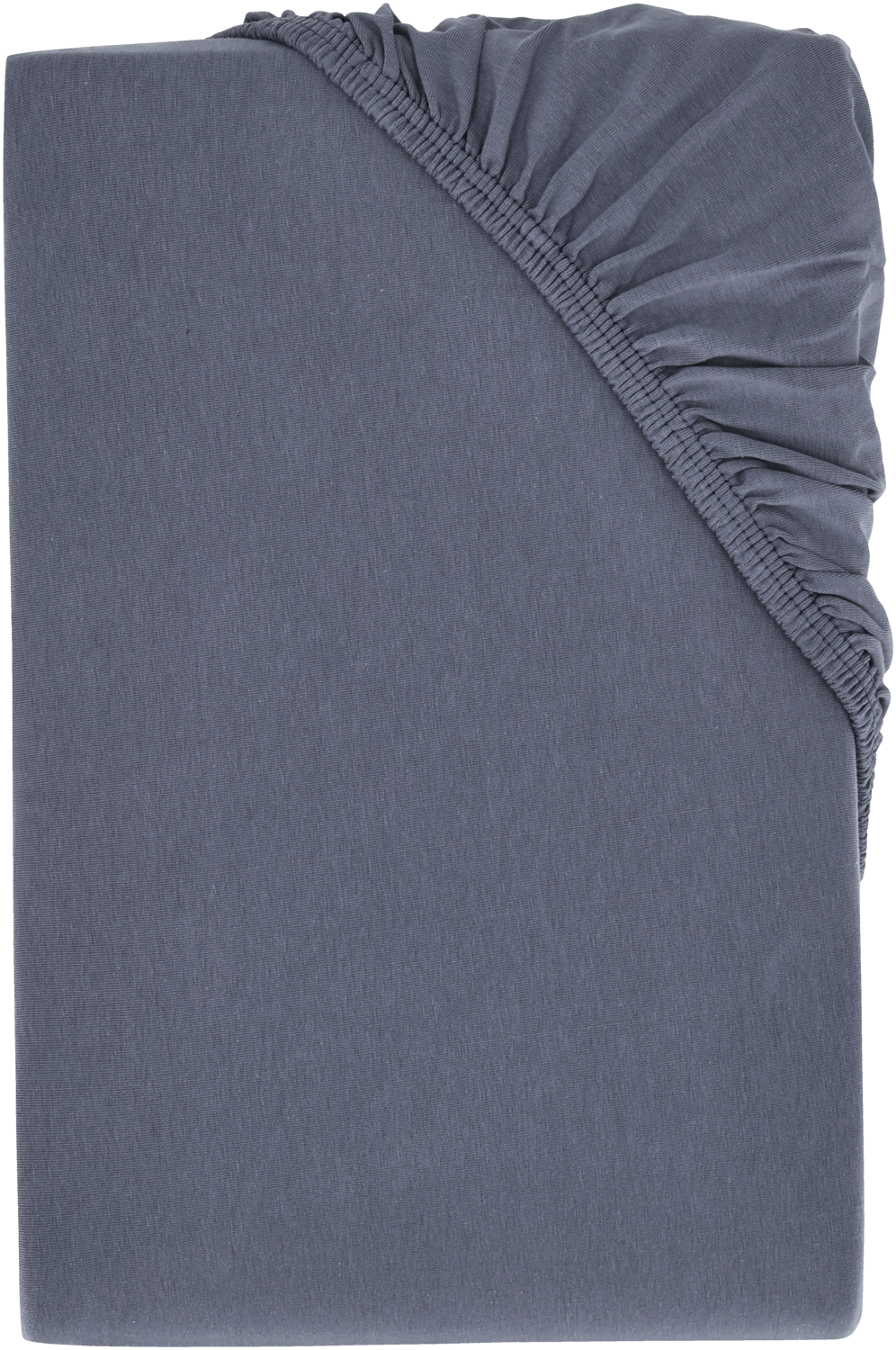 Livarno home Prześcieradło z bawełną na gumce, 140-160 x 200 cm Niebieski