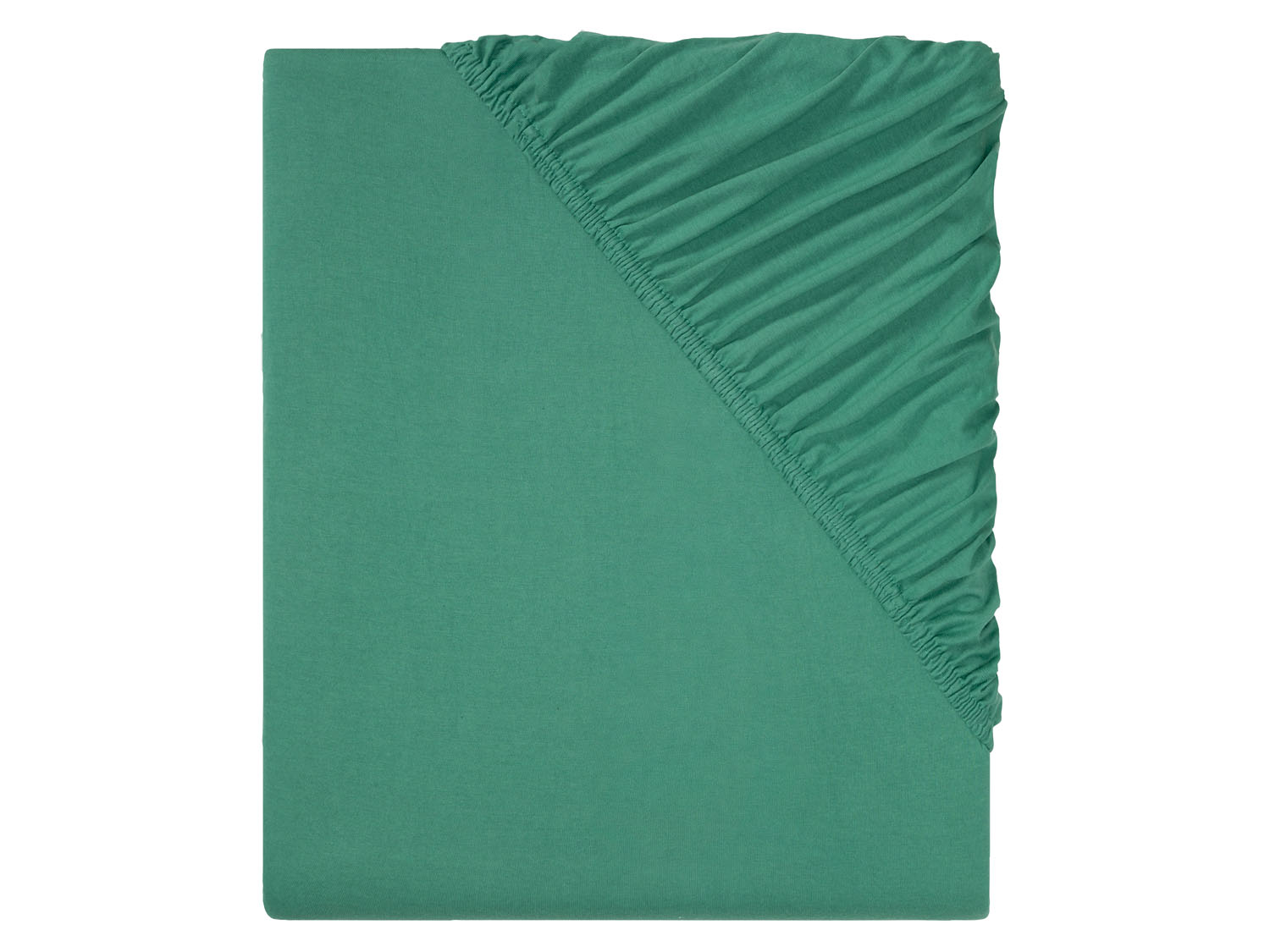 Livarno home Prześcieradło z dżerseju z gumką, 140-160 x 200 cm Zielony