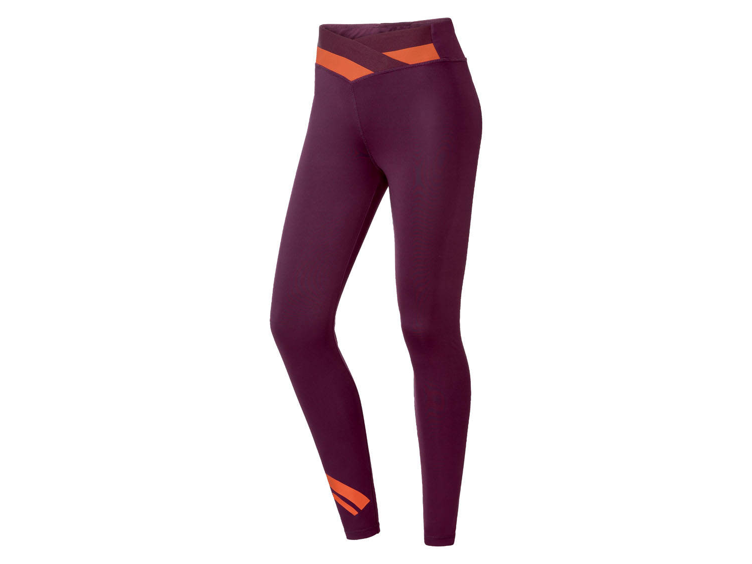 Crivit Legginsy sportowe damskie Bordowy, S36/38