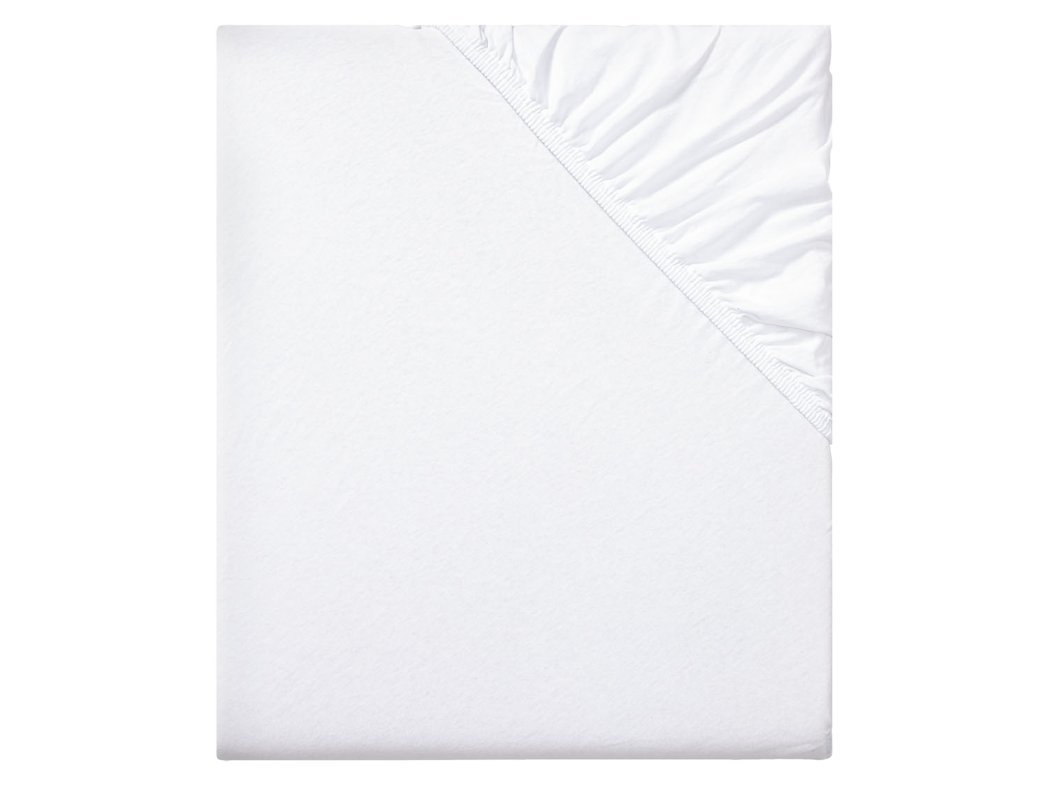 Livarno home Prześcieradło z dżerseju z gumką, 140-160 x 200 cm Biały