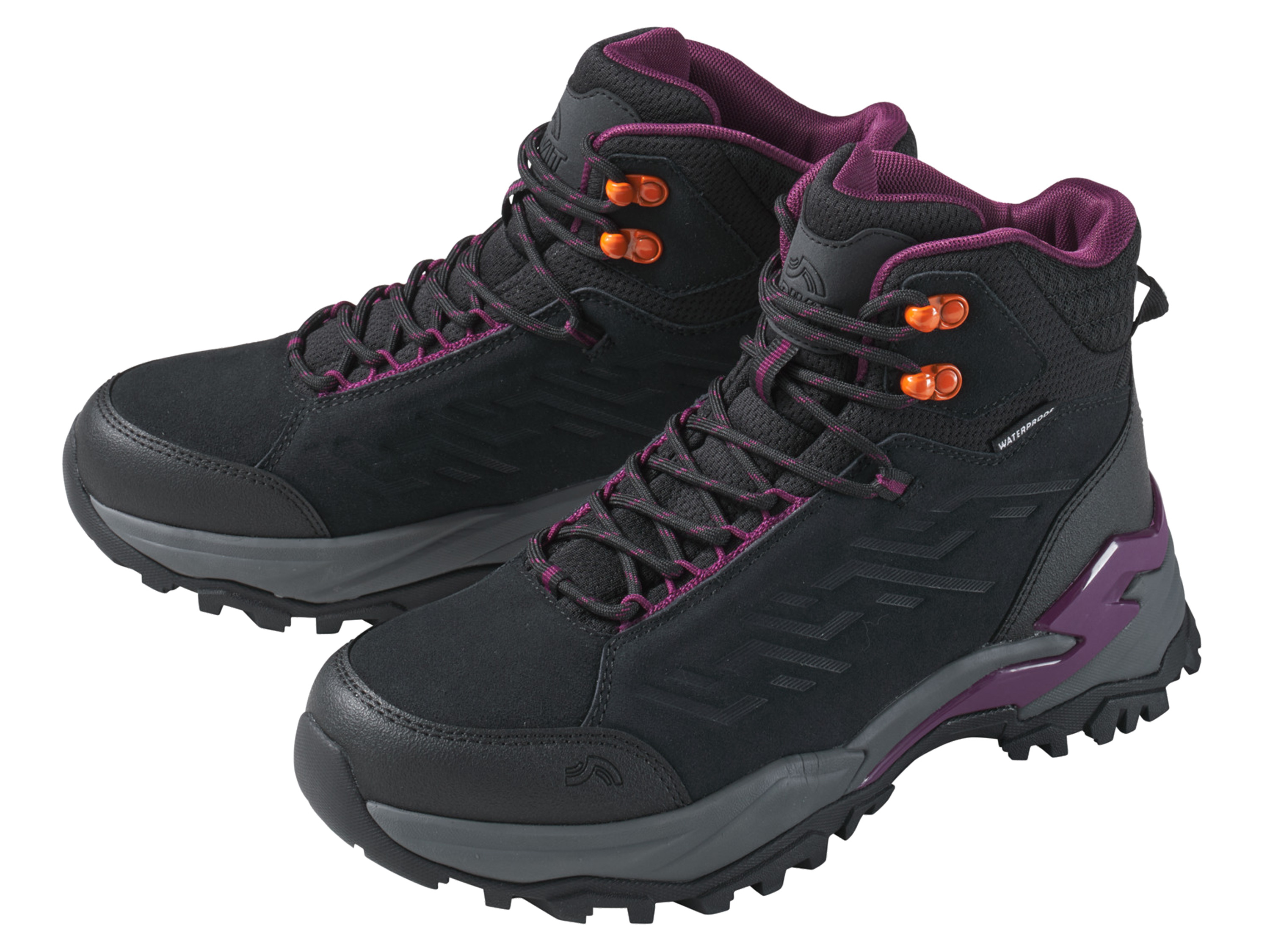 Crivit Skórzane buty trekkingowe damskie Czarny, 38