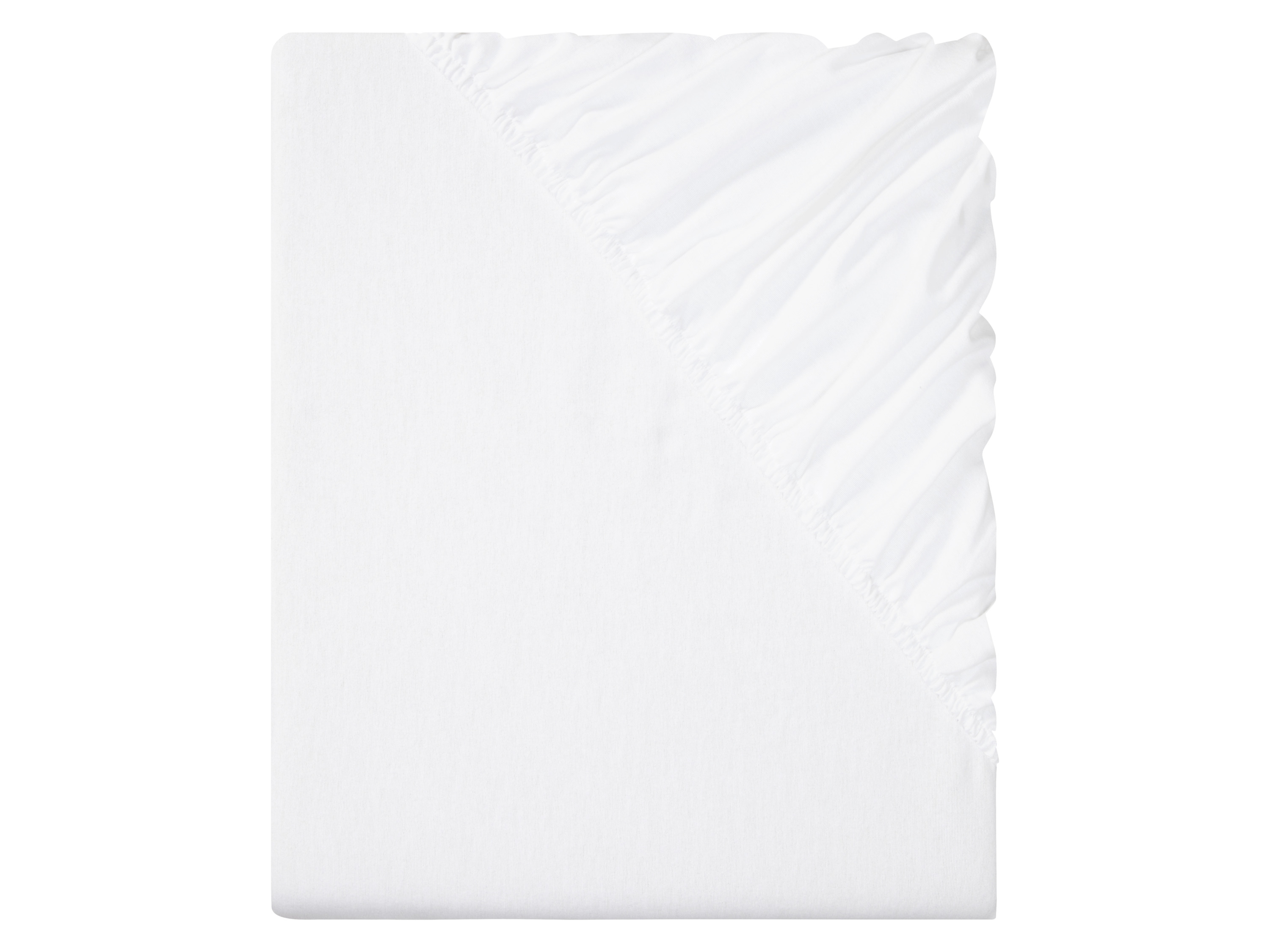 Livarno home Prześcieradło flanelowe z gumką, 140-160 x 200 cm Biały