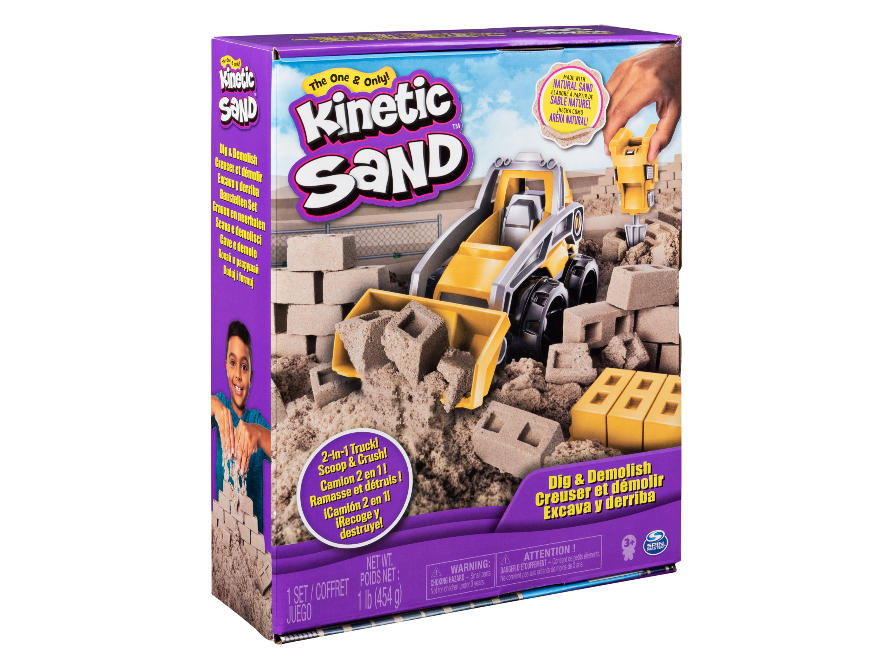 Kinetic Sand Piasek kinetyczny: zestaw budowlany